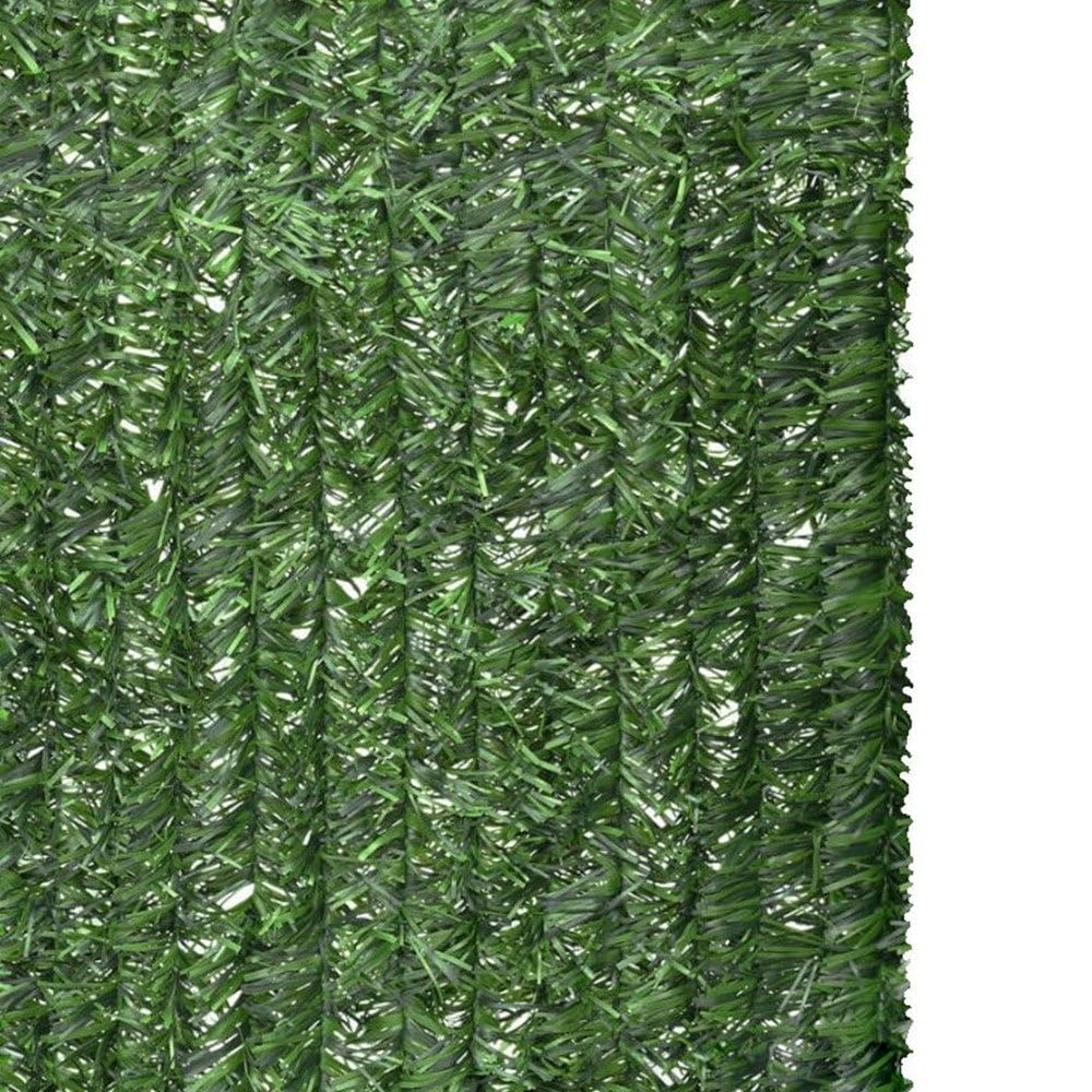 LOLAhome Seto Artificial Verde 3x1,5 m. 1 Unidad. Privacidad Natural. | Alta Ocultación, con Tratamiento UV, Realista y Natural, No inflamable, Transpirable. Para Jardin, Balcón, Terraza