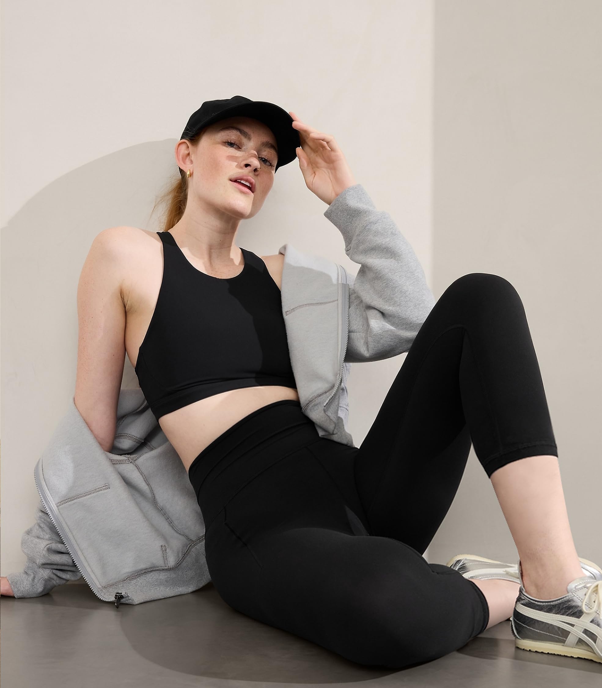 BAYDI Creamlush Capri Leggings Damen High Waist 3/4 Leggings für Yoga Pilates Freizeit Alltag