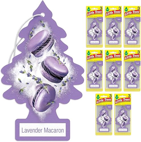 Miniatura 235 de Little Trees - Ambientador de árbol colgante que proporciona un aroma de larga duración para auto u hogar. Aroma Leather, 4 paquetes de 6