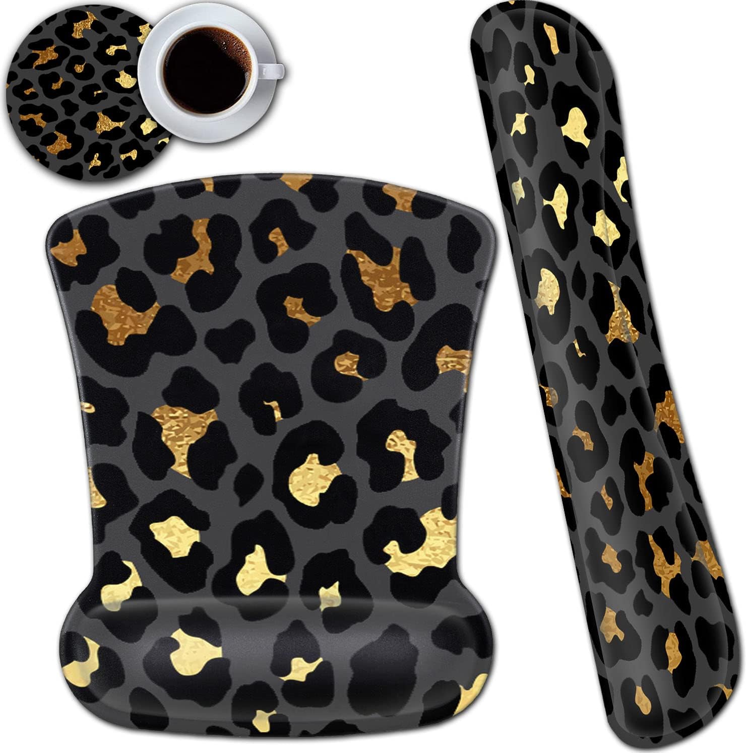 Gaming Mouse Pad and Keyboard Wrist Rest Support