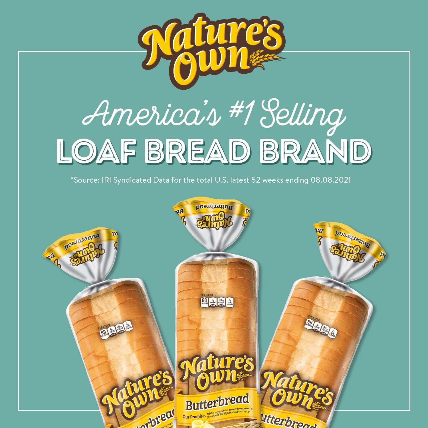 Natures Own Butterbread Sliced White Bread 20 oz Loaf — view 8