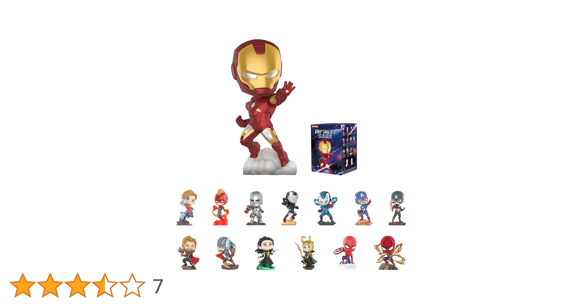 POP MART INFINITY SAGA キャプテンマーベル Secret Captain Marvel Binary Form POP MART Marve Infinity