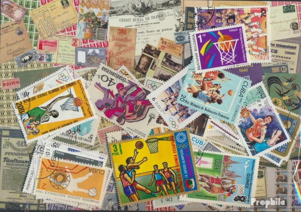 Prophila Collection – 50 Verschiedene Tennis & Tischtennis Briefmarken, Für Sammler