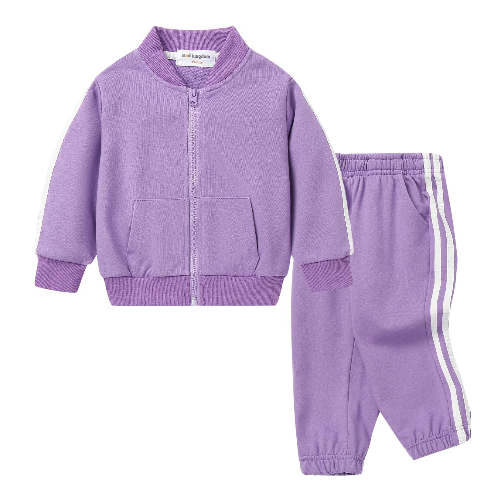 Mud Kingdom Little Boys Jogger Set Long Sleeve Casual Outfits Outerwear