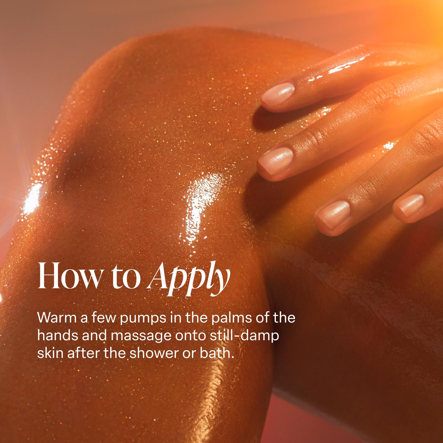 Saltair Shimmering Body Oil - Golden Hour Scented Dry Oil Moisturizer with Light-Reflecting Pearl Pigments. Moisturizing Glow for All Skin Types - 4 Fl Oz - Image 4