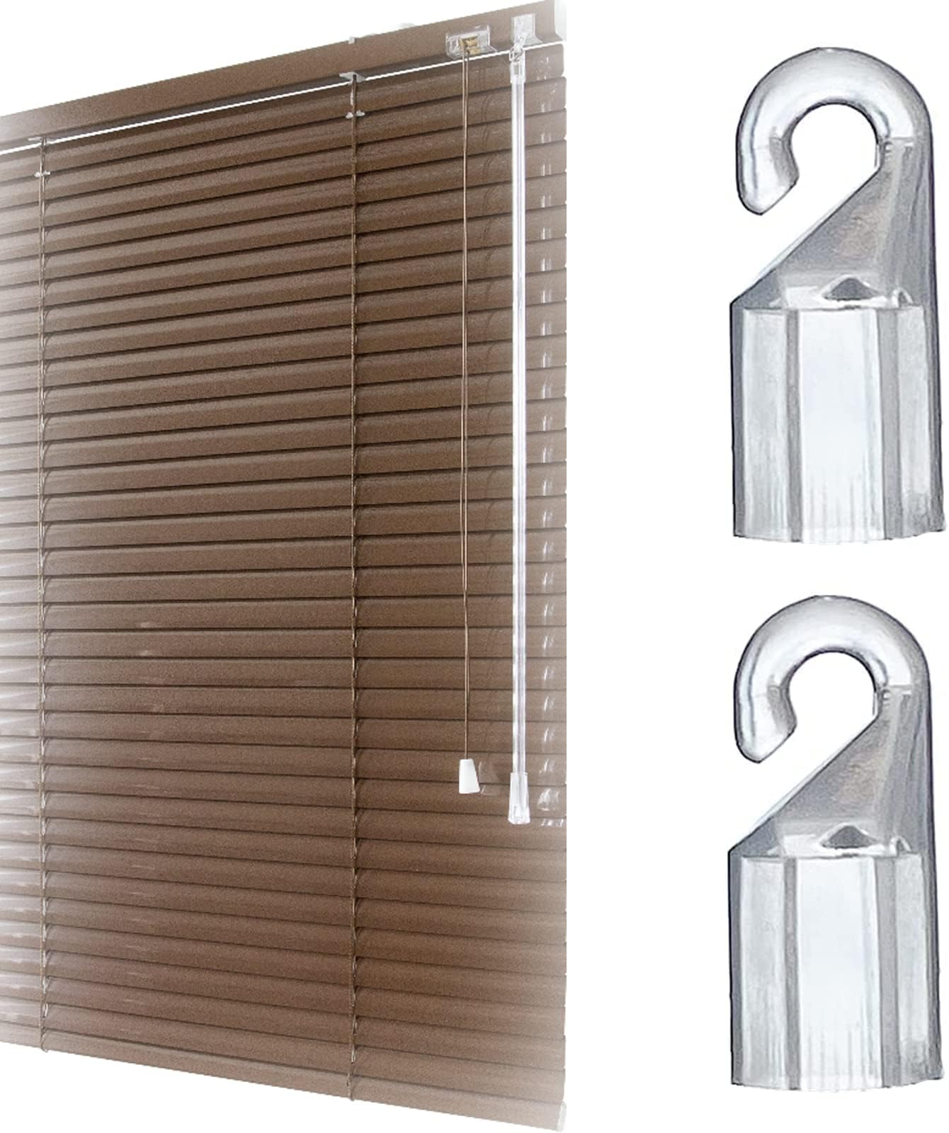 2 Pieces 17 Inches Blind Wand, Vertical Blinds Replacement Parts, Tilt Wand Replacement, Clear