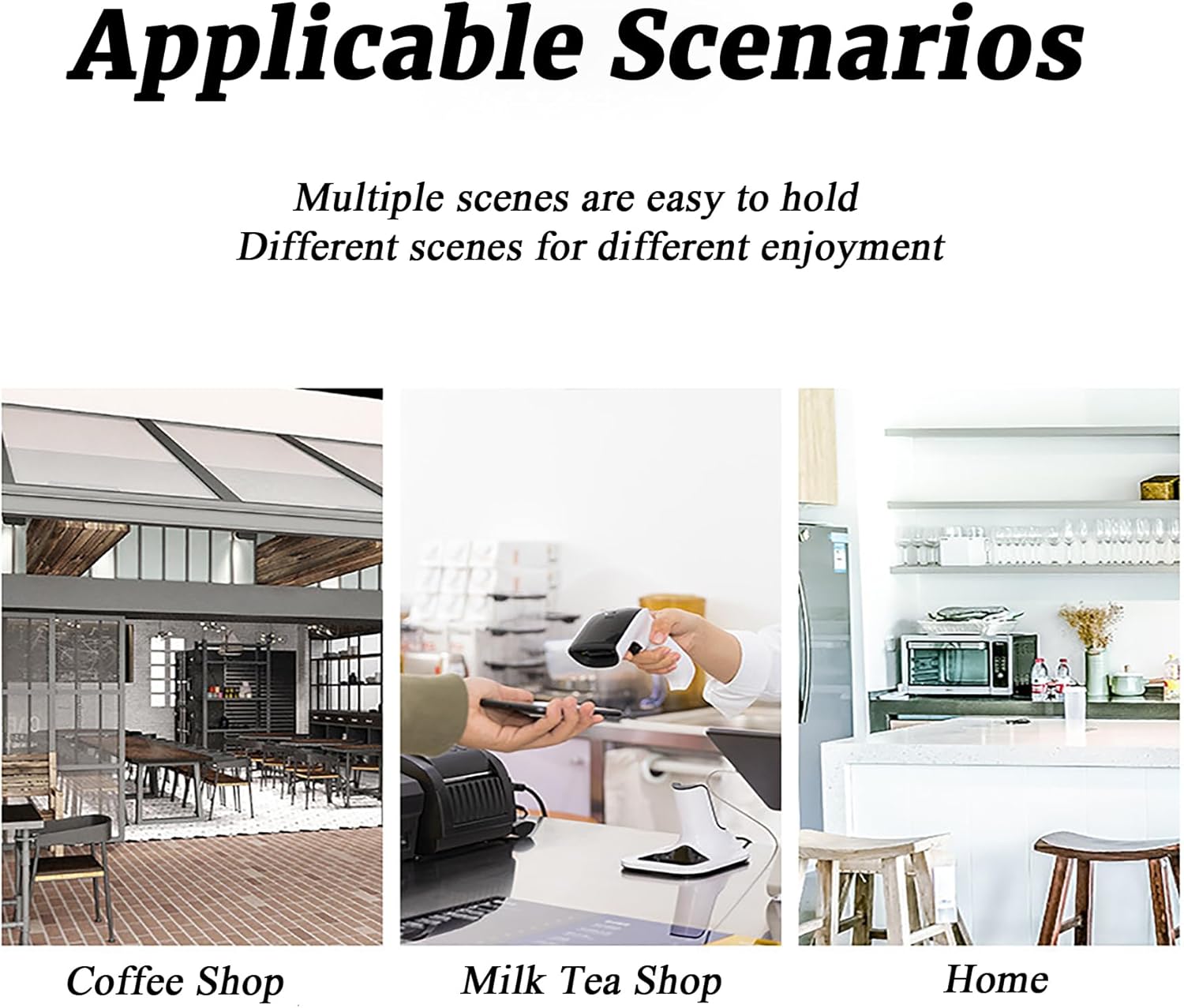 58mm Bottomless Portafilter, 3 Ears Detachable Stainless Steel Espresso Portafilter, Bottomless Naked Portafilter with Filter Basket for 3 Ears Symmetrical Coffee Machines(Black)