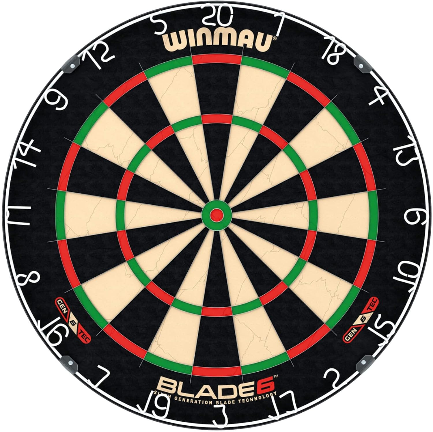WINMAU Darts Blade 6 Professional Bristle Dartboard with Official Tournament Specifications | Endorsed by The PDC