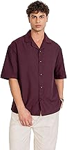 Aatman Men’s Half Sleeve | Casual | Box Fit | Cuban Collar Shirt