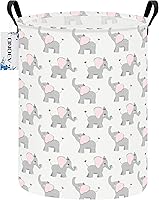 Vista 17 de Contenedor redondo de tela para almacenamiento, cesta decorativa, cesta organizadora con asas, para almacenamiento de ropa, libros y artículos