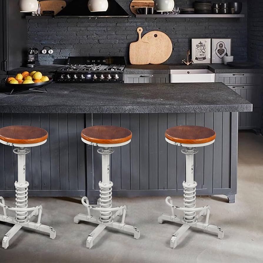 Amazon.com: Topower Industrial Retro Vintage Farm Wooden Seat