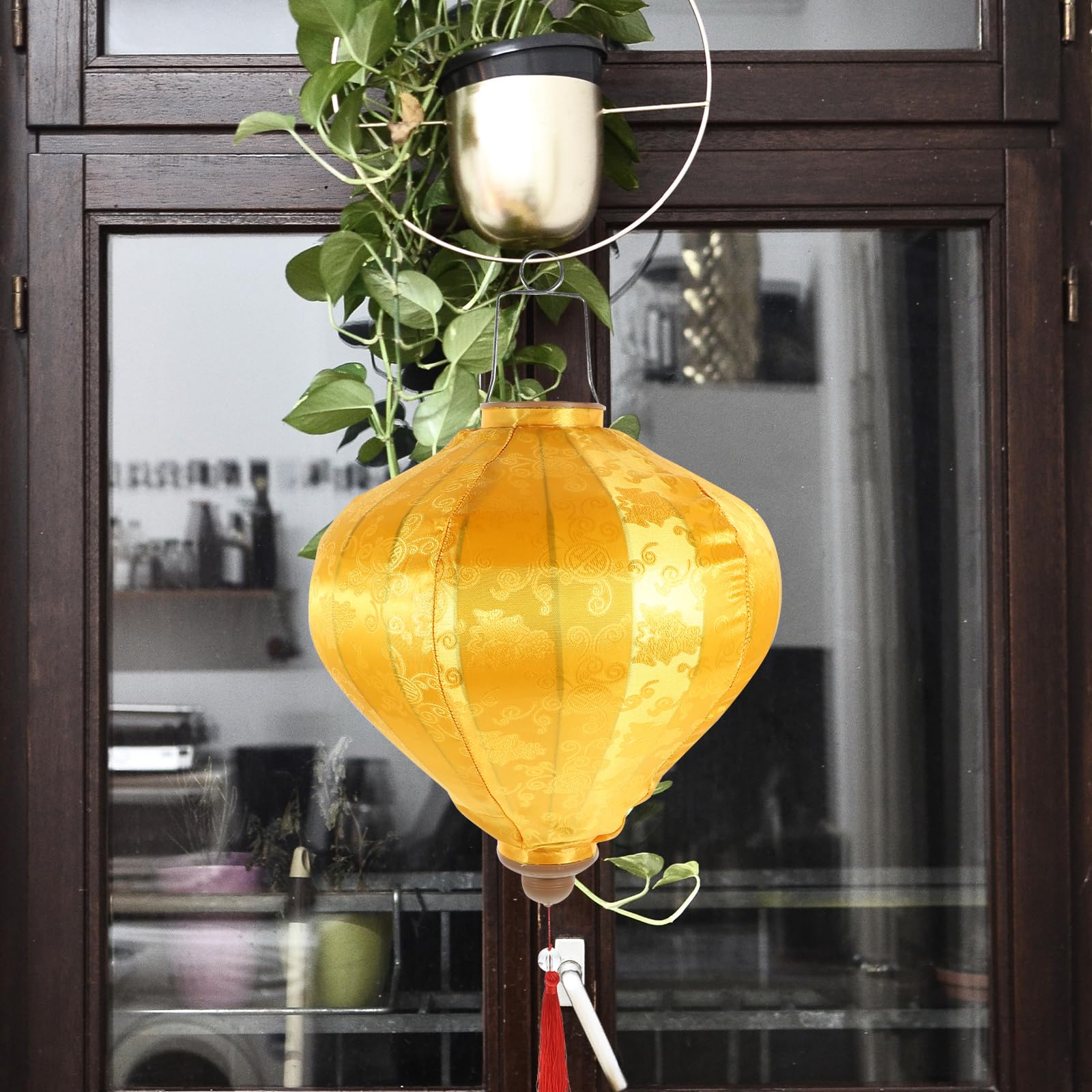 ORFOFE Vietnamesische Hängelaterne Dekorative Diamantlaterne Für Hochzeiten Feste Partys Installieren Aus Hochwertigem Material Einzigartiges Design