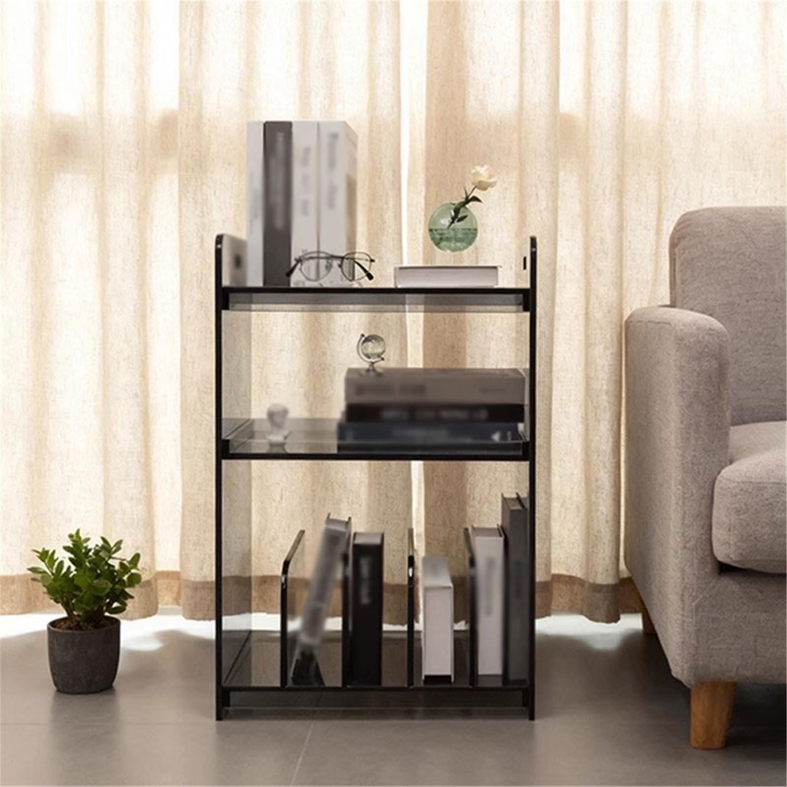 Ufficio Album minimalisti for armadietti con dischi in vinile acrilico Scaffale porta dischi