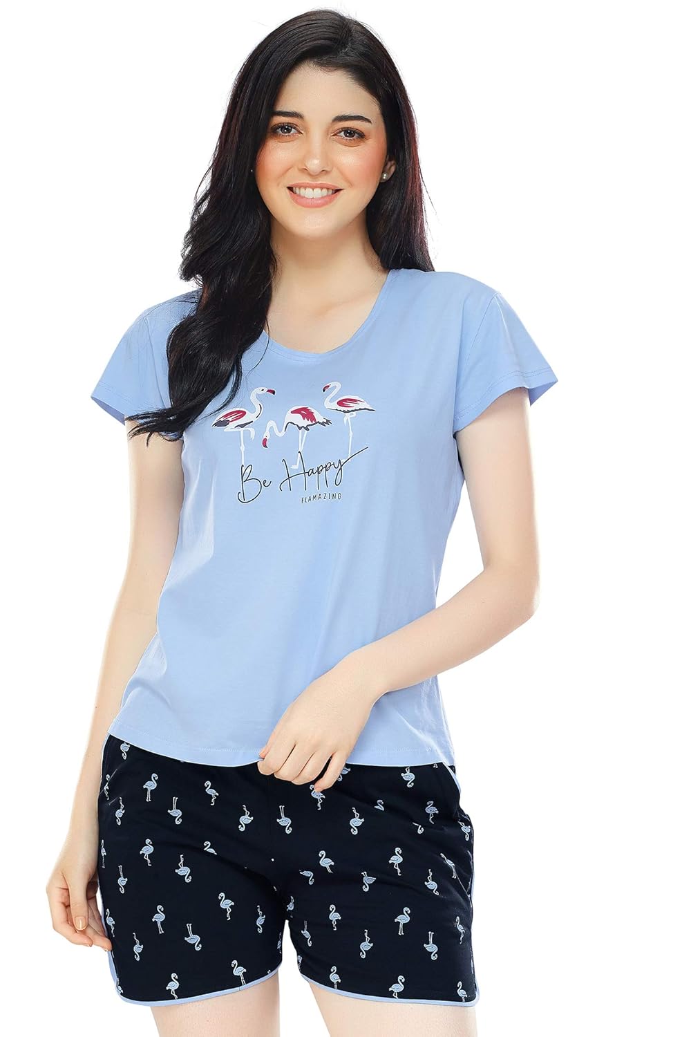 night dress shorts and shirt