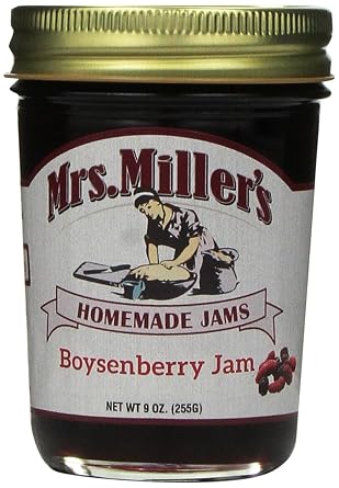 Mrs. Millers Jam, Boysenberry, 9 Ounce