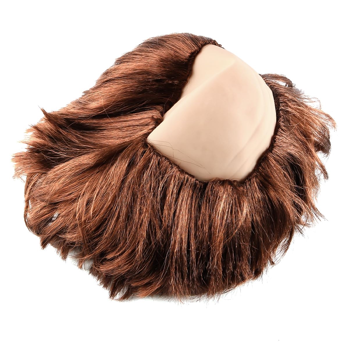 Laroal Wigs Funny Role Play Wigs Monk Bald Cap Wigs Masquerade Wigs Costume Party Wigs Bald Scalp Wigs Performance Props - Image 2