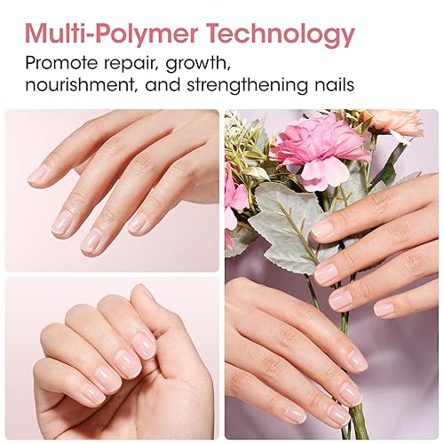 Miniatura 8 de GELLEN Fortalecedor de uñas, suero de reparación de uñas 8 en 1 para uñas finas, quebradizas y dañadas, sin esmalte, tratamiento de cuidado de