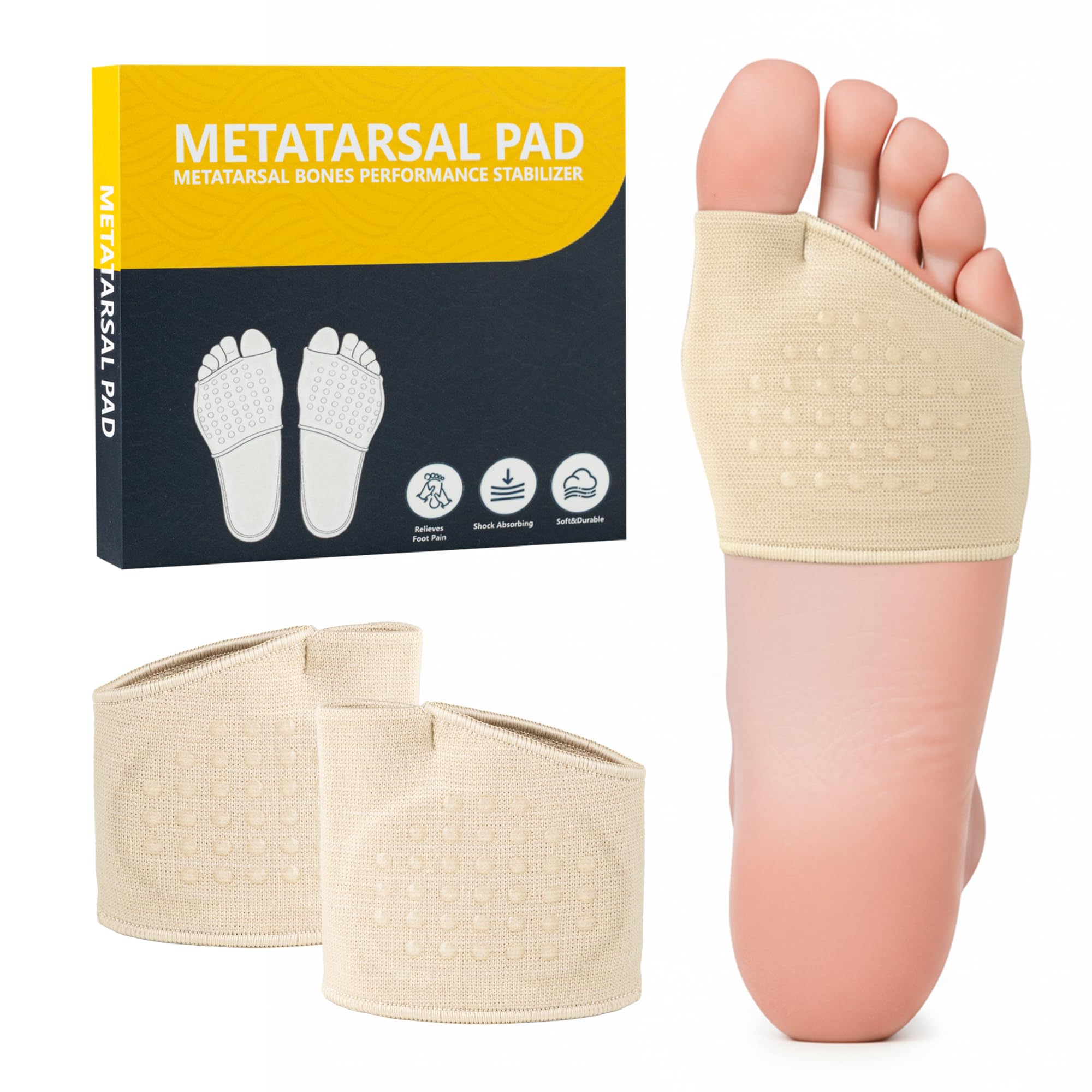 2 PCS Metatarsal Pads