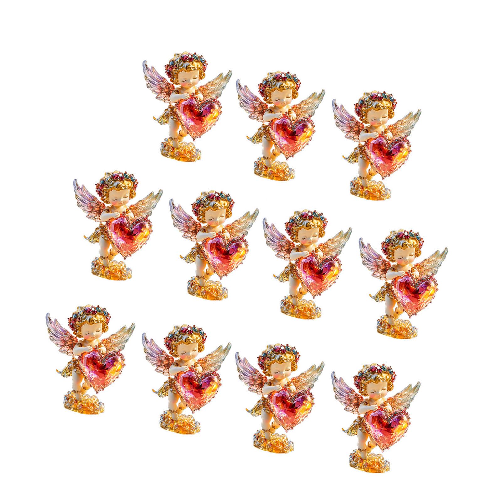 Tsophreniq Angelic Design Acrylic Pendant for Valentine Gift Sturdy Portable Ornament for Car Glasses or Backpacks Decors Party Decors
