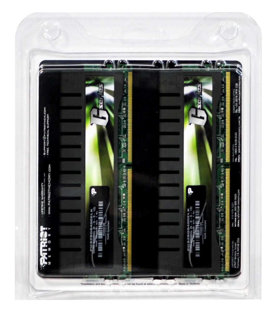 メモリー Patriot G Series PGS28G6400ELK Patriot Gaming Series 8 GB (2 x 4 GB) DDR2 PC2-6400 5-5-5-12 Dual