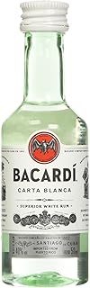 Bacardi Rum Carta Blanca Minion - 5 cl [Confezione da 12]