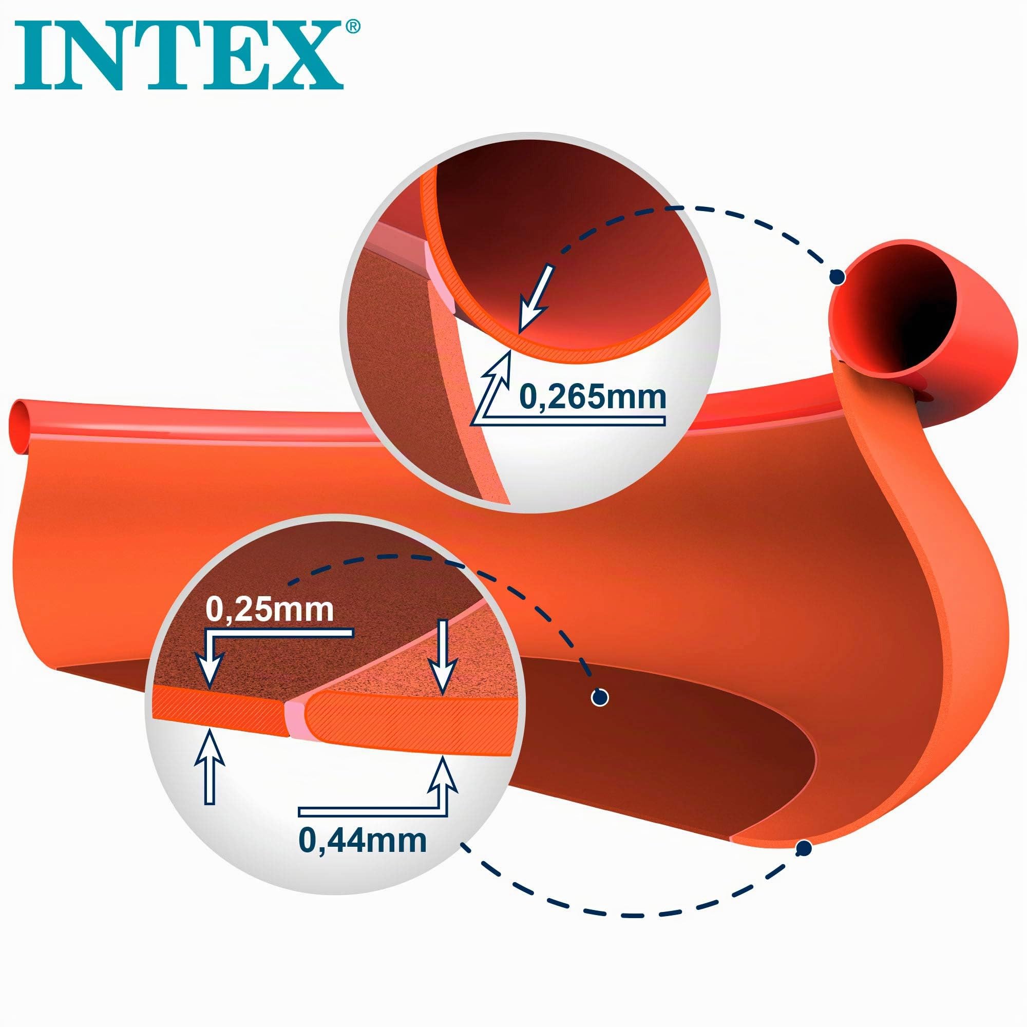 Intex 26100NP - Piscina hinchable Easy Set, 183x51 cm, 880 litros, Piscina diseño cangrejo, color rojo, Para niños a partir de 3 años