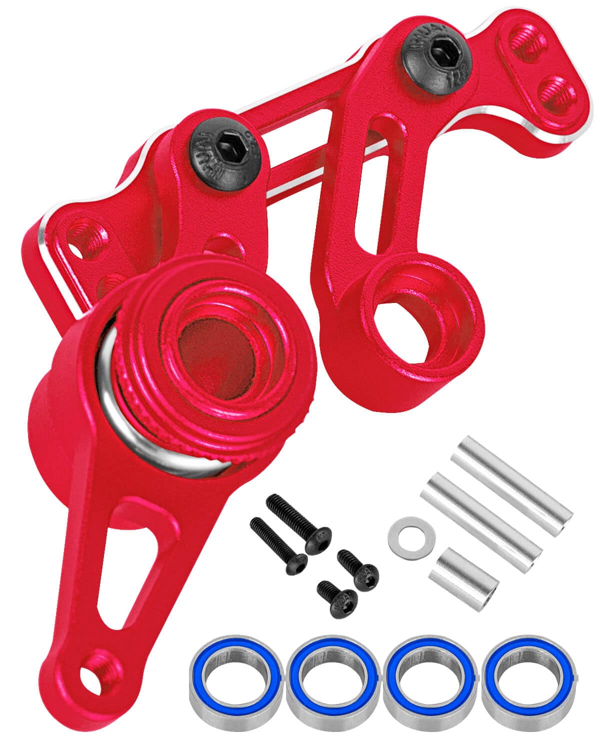 RCYouHott RC Steering Bellcranks Servo Saver Upgrades Part for ECX 1/10 2WD Ruckus,Axe,Brutus,Circuit,AMP MT,AMP DB,AMP Crush,K&N Torment,Aluminum