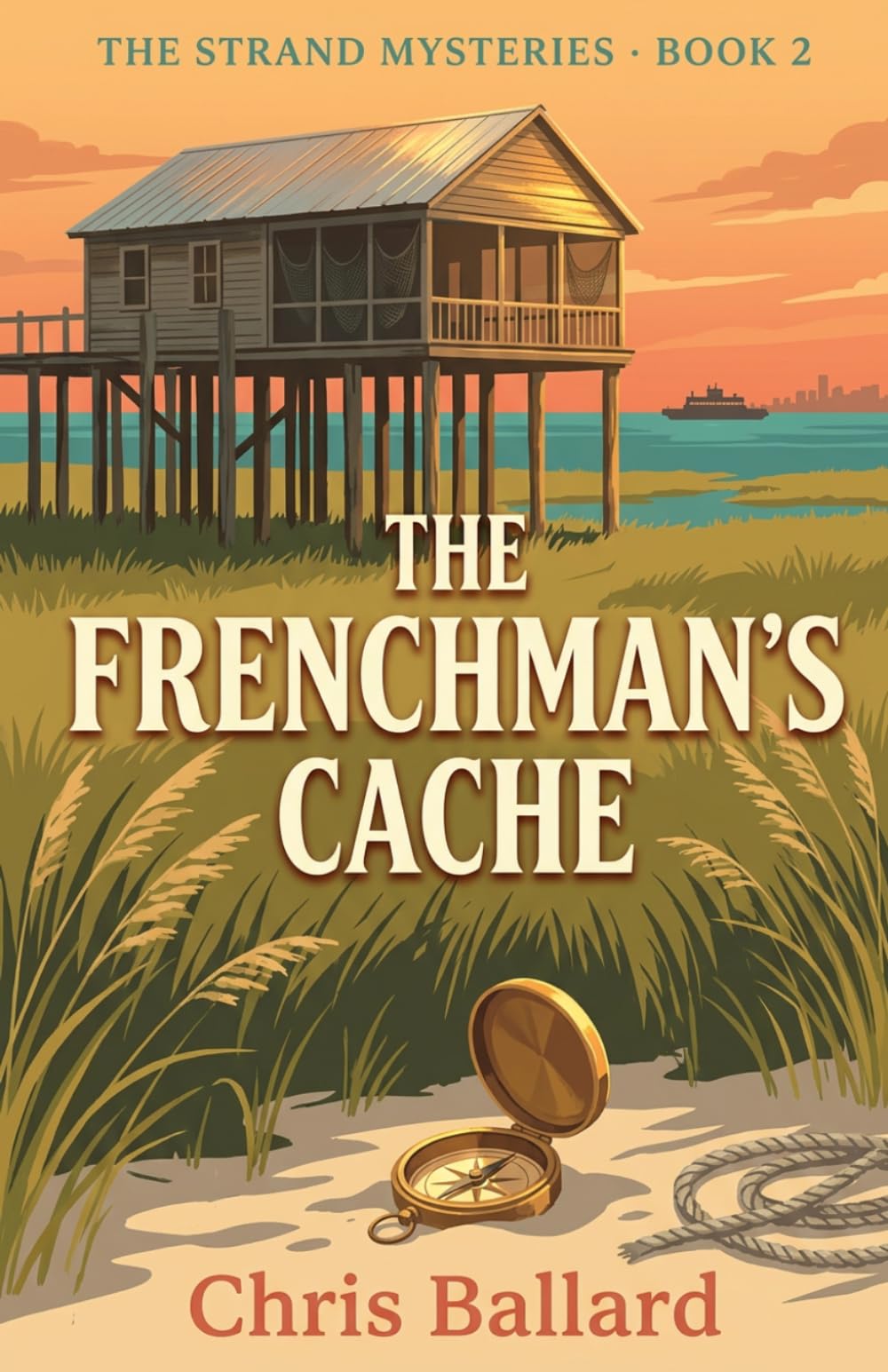 The Frenchman's Cache: A Galveston Cozy Mystery with Pirate Treasure, Buried Secrets, and an Antique Shop Sleuth (The Strand Mysteries)