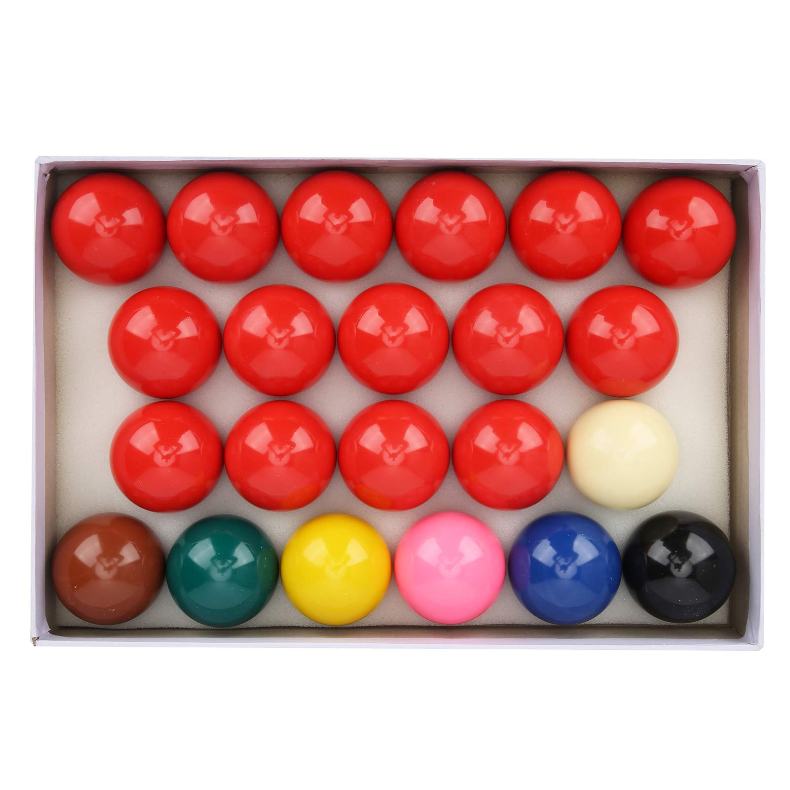 VGEBY Snooker Billardkugeln Cue Balls in Standardgröße 52,2 mm (22 Stück)