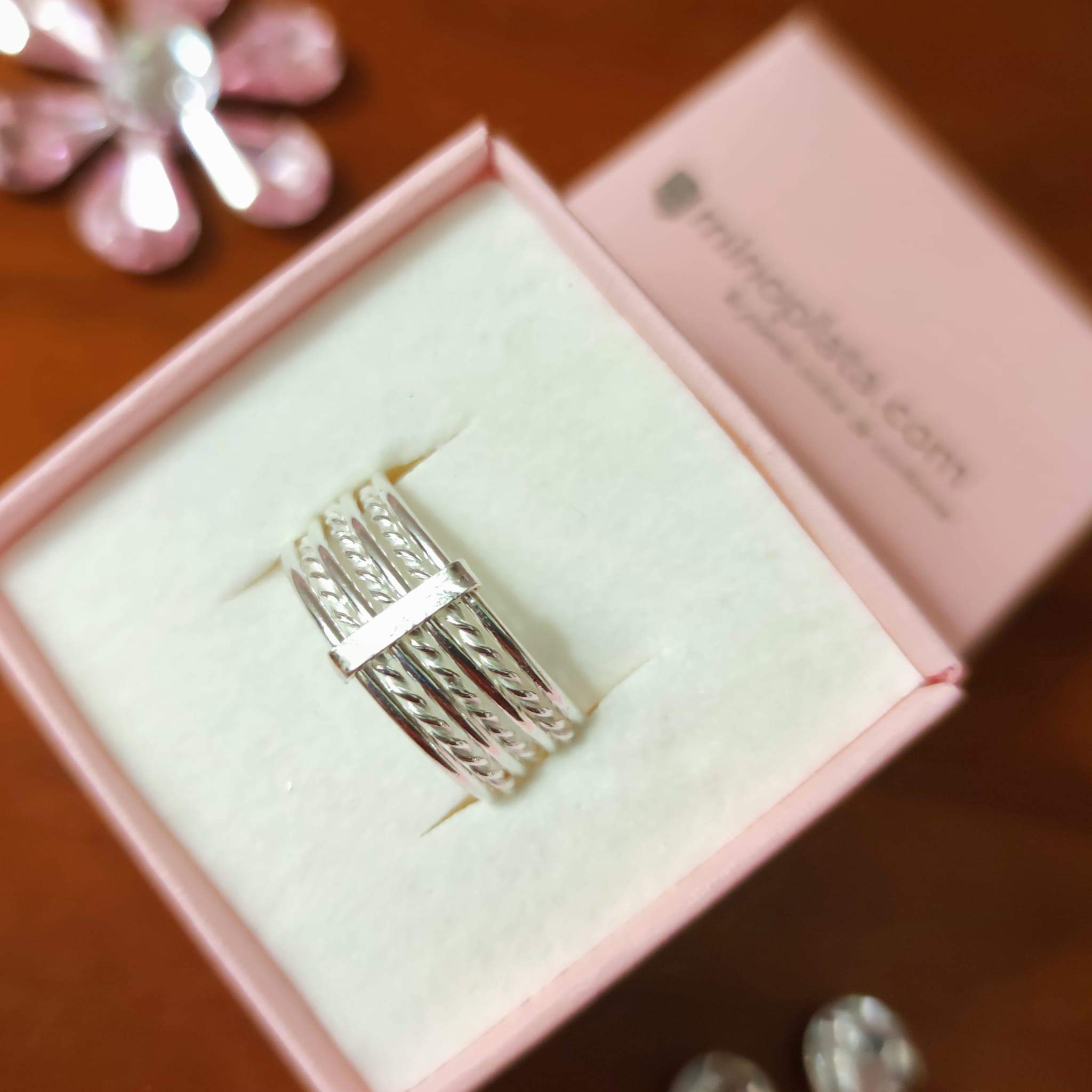 Alianza semanario de Plata de ley 925 Talla 23 un Anillo unisex de moda