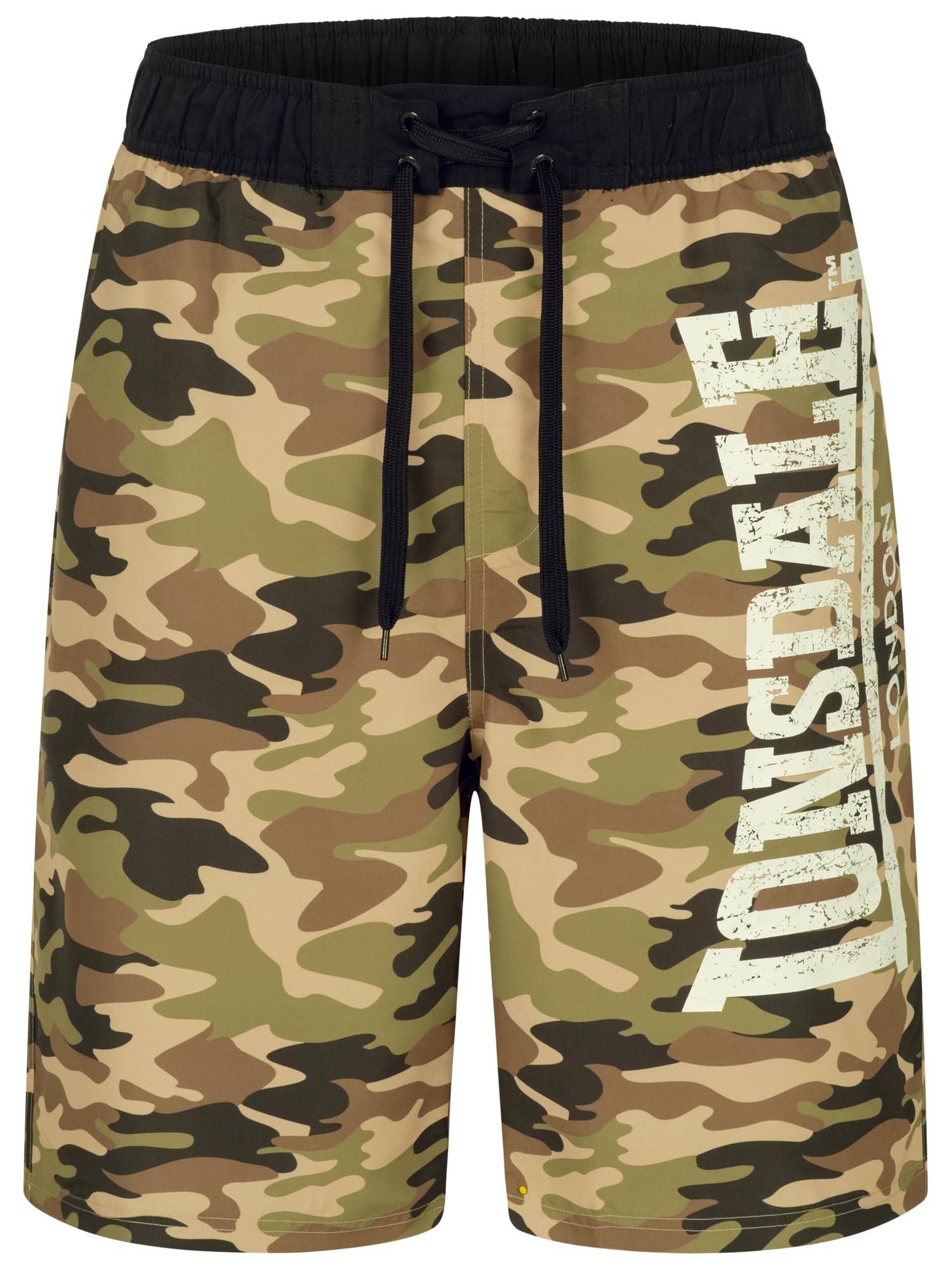Lonsdale London BALLYMENA Hombre Bañador Camuflaje Woodland