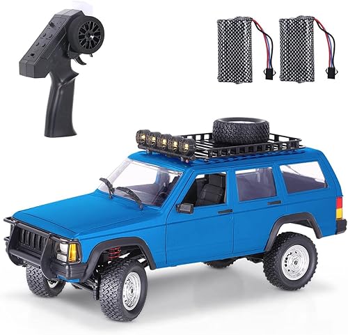 Goolsky RC Rock Crawler, coche de control remoto a escala 112, camión RC todoterreno 4WD, vehículo de escalada de 2.4 Ghz, automóvil RC con luces