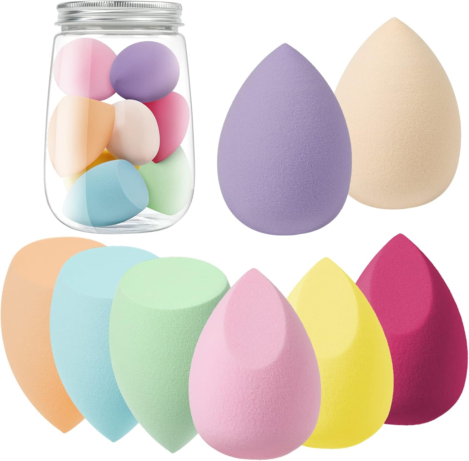 Porte-éponge De Maquillage, étui De Voyage Pour éponge De Maquillage 5 Pièces, Support De