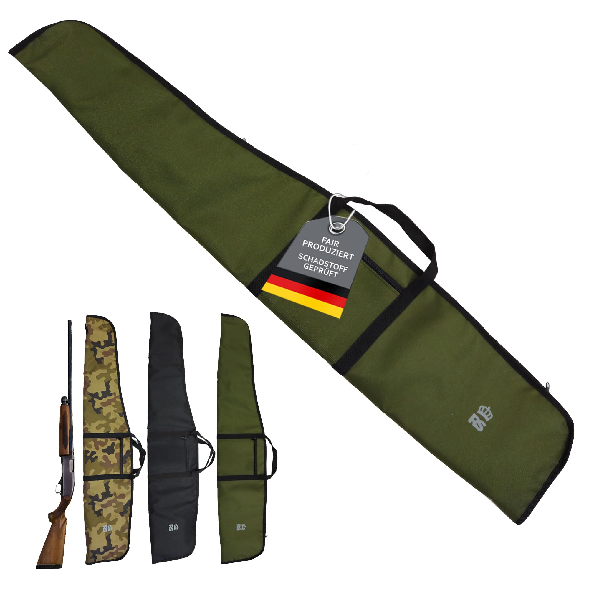 Rawstyle Waffentasche Jagdtasche Waffenfutteral für Luftgewehr mit Fernrohr 120 cm *3 Designs* Gewehrfutteral Gun Case