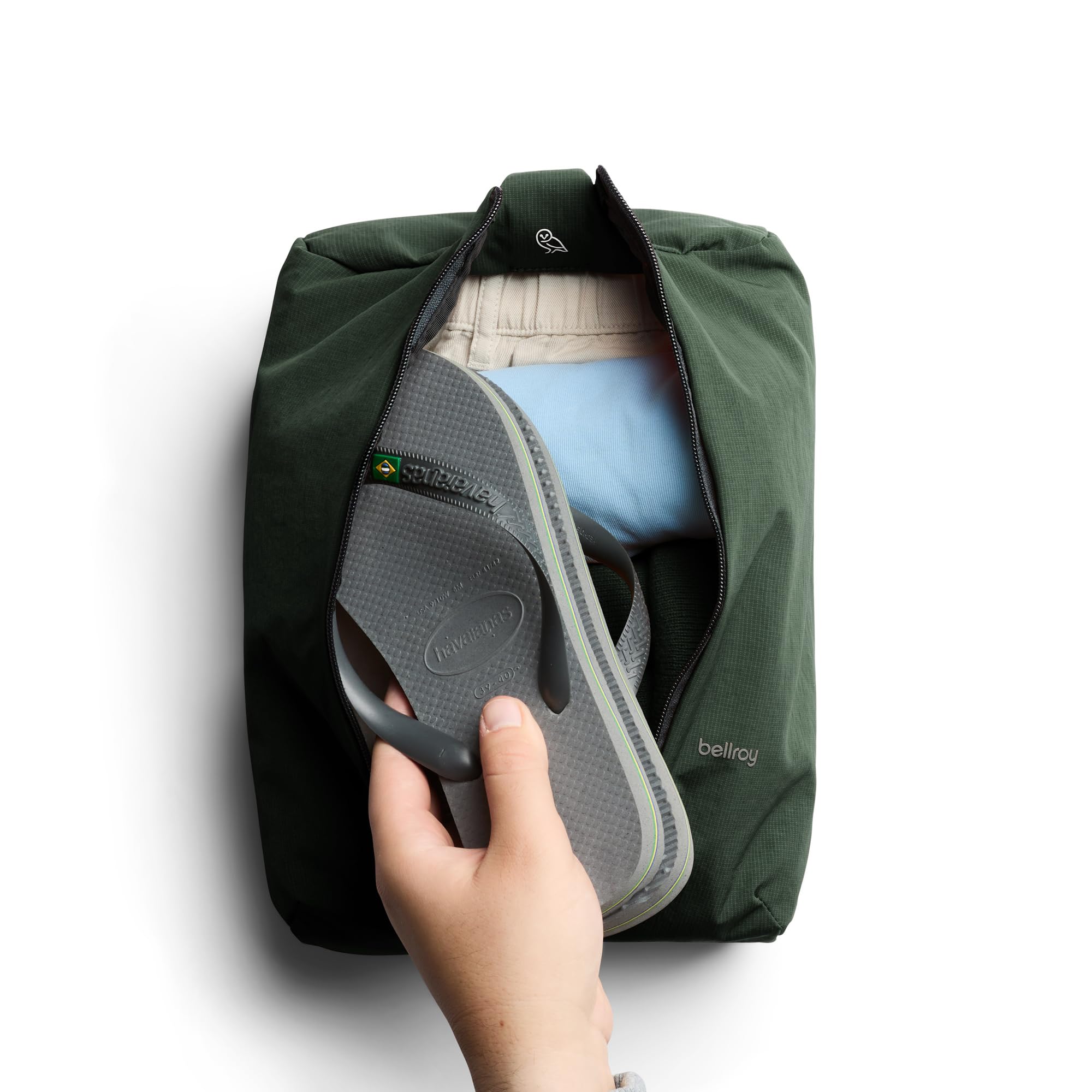 Bellroy Lite Packing Caddy 8 L (contenitore da viaggio per organizzazione, soluzione di archiviazione con cerniera per viaggi vicino o lontano) - Spruce