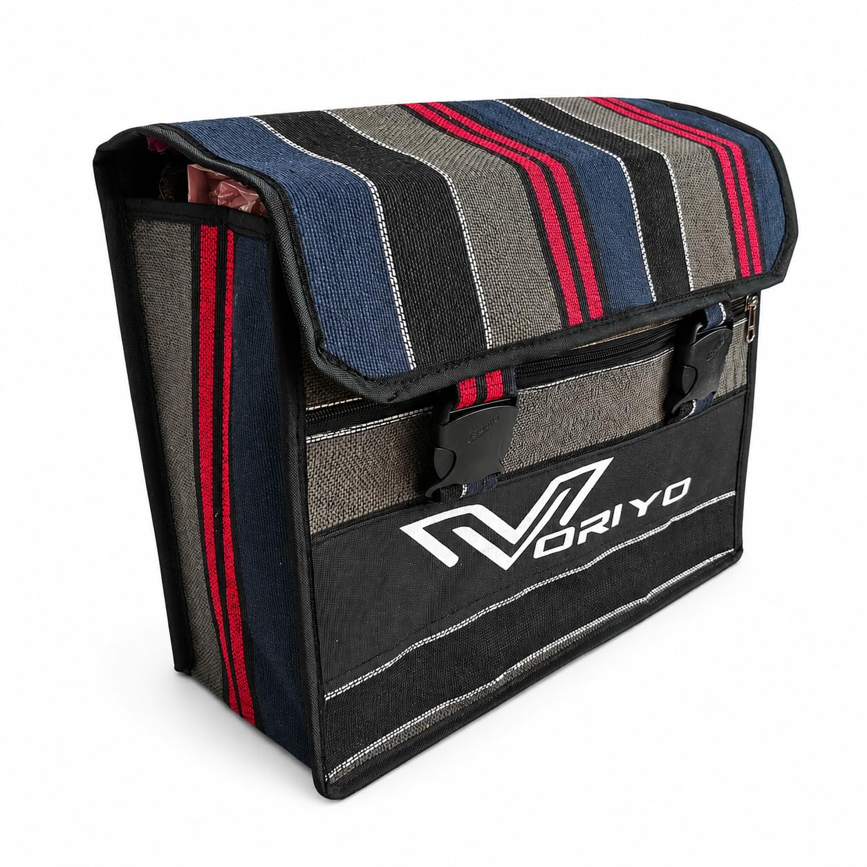 Bike Saddle Bag Motorcycle Side Bag with Water Resistant use for All Bikes (B8C)-image-31