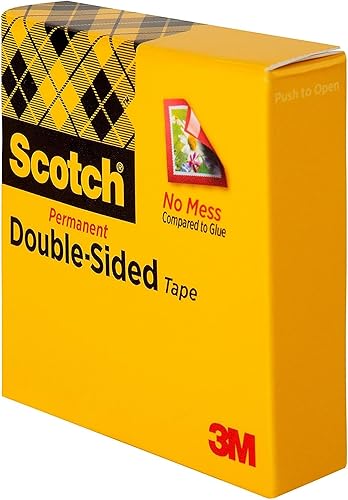Miniatura 4 de Scotch Double Sided Tape, 1/2 in x 900 in, Permanent, 1/Pack (665) (Pack of 2)