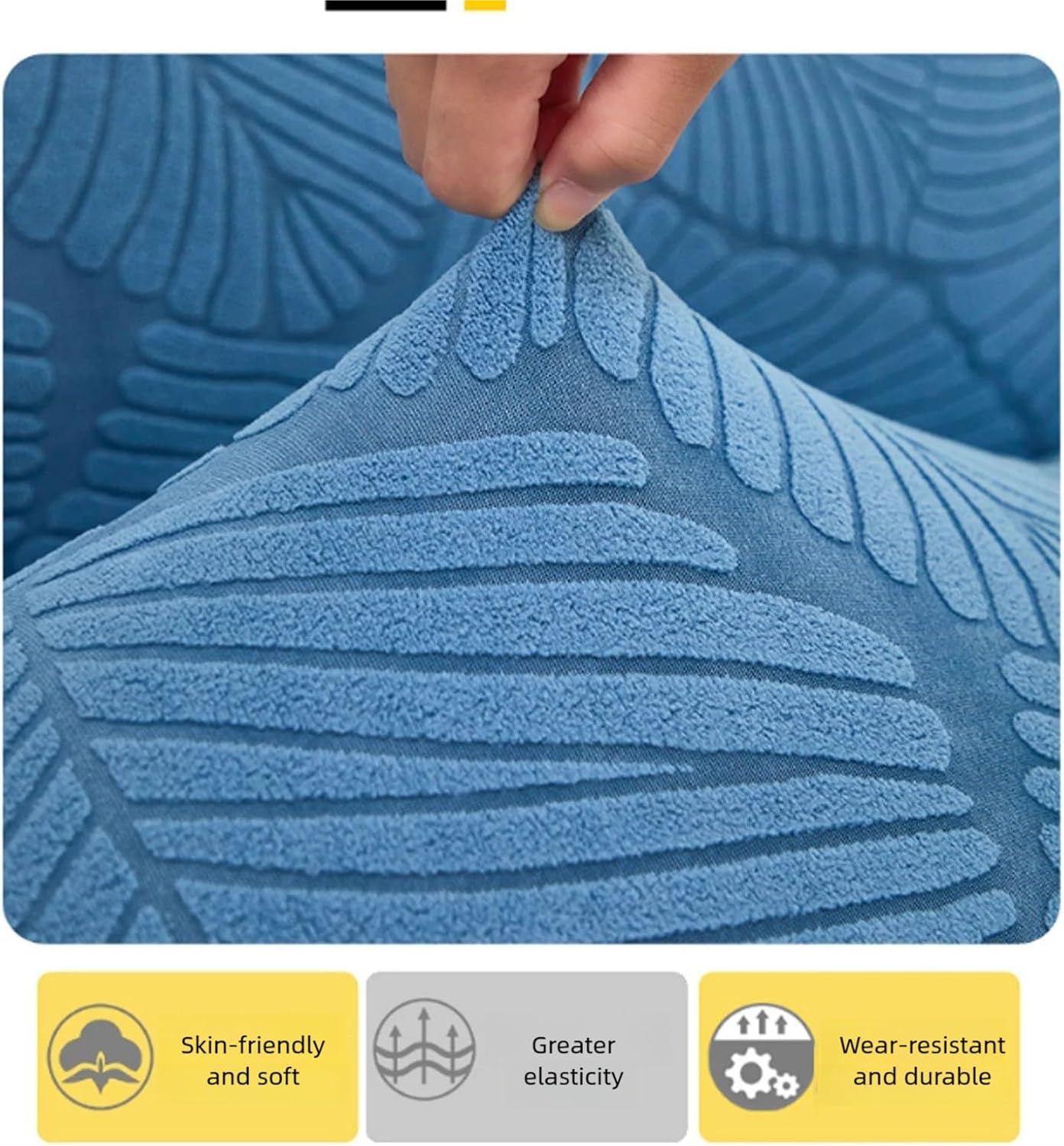 Armless Futon Slipcover with Ruffled Skirt Stretch Machine-Washable Sofa Protector for Living Room, Apartment Pet-Friendly Homes(Beige)