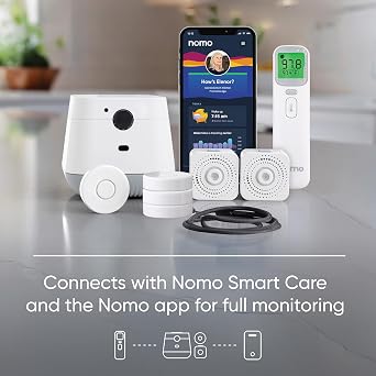 Nomo Non-Contact Forehead & Ear Thermometer with Bluetooth App Sync