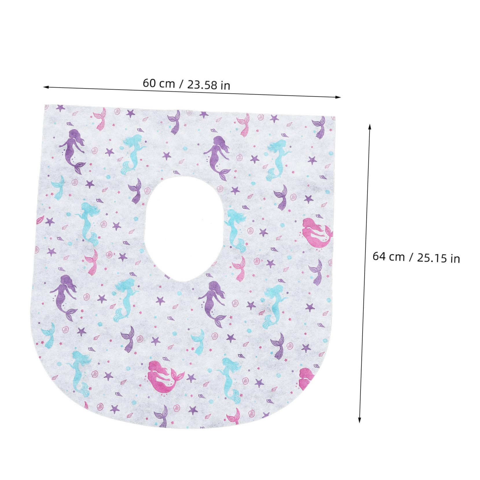 IWOWHERO Hotel Travel Toilet Seat Pads 10pcs Disposable Covers Non-Woven Fabric Gentle Comfortable