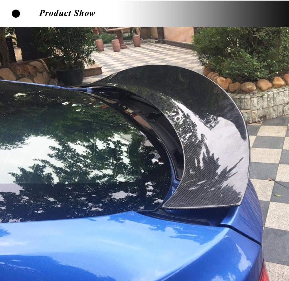 Carbon Fiber Rear Trunk Spoiler Fits for BMW 3 Series GT F34 420i 428i 430i 435i Hatchback 4-Door 2014-2017 Rear Trunk Lid Spoiler Wing