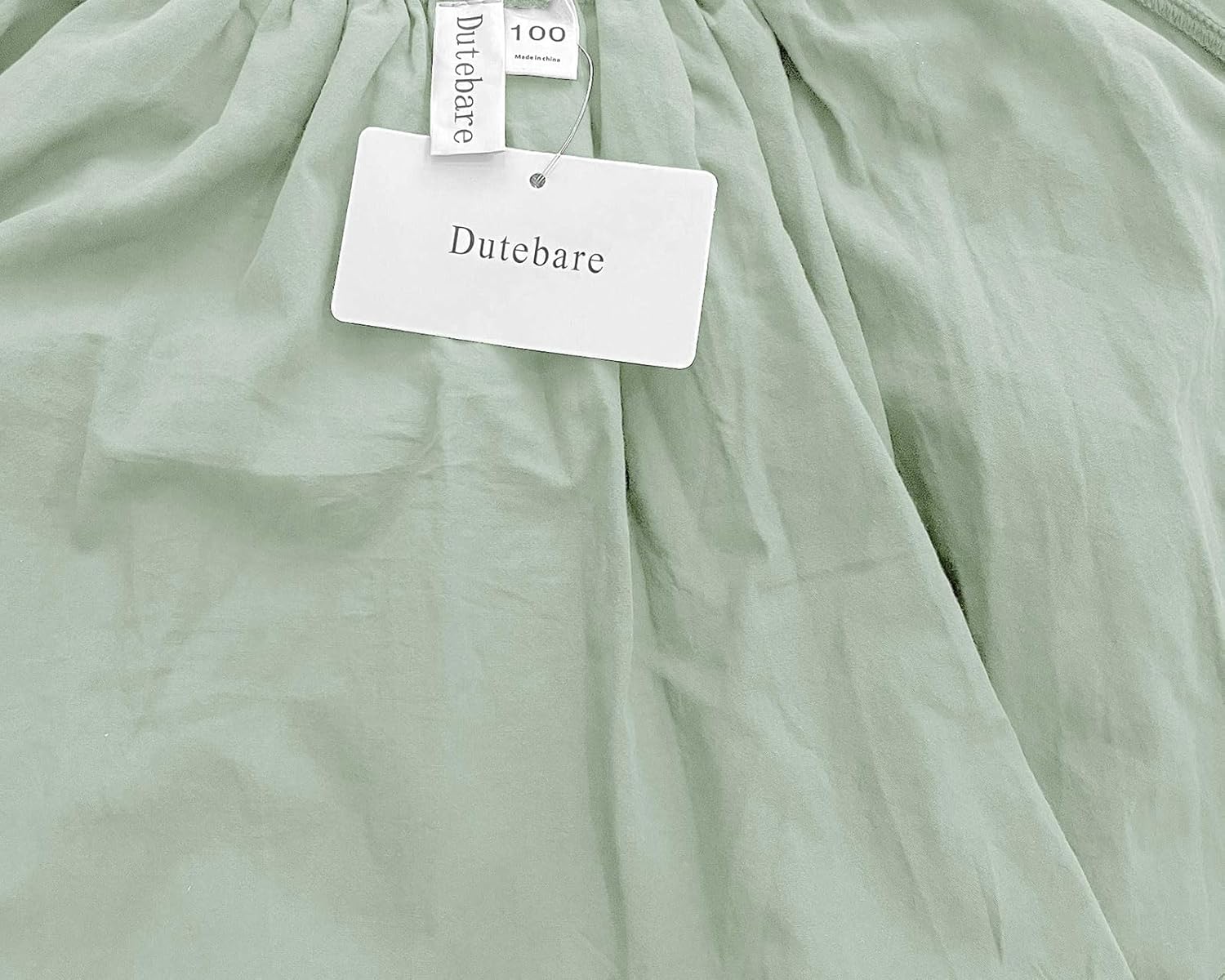 Dutebare Toddler Girls Tulle Tutu Dress Linen Ruffle Tie Back Sleeveless Kids Princess Party Dresses - Image 7