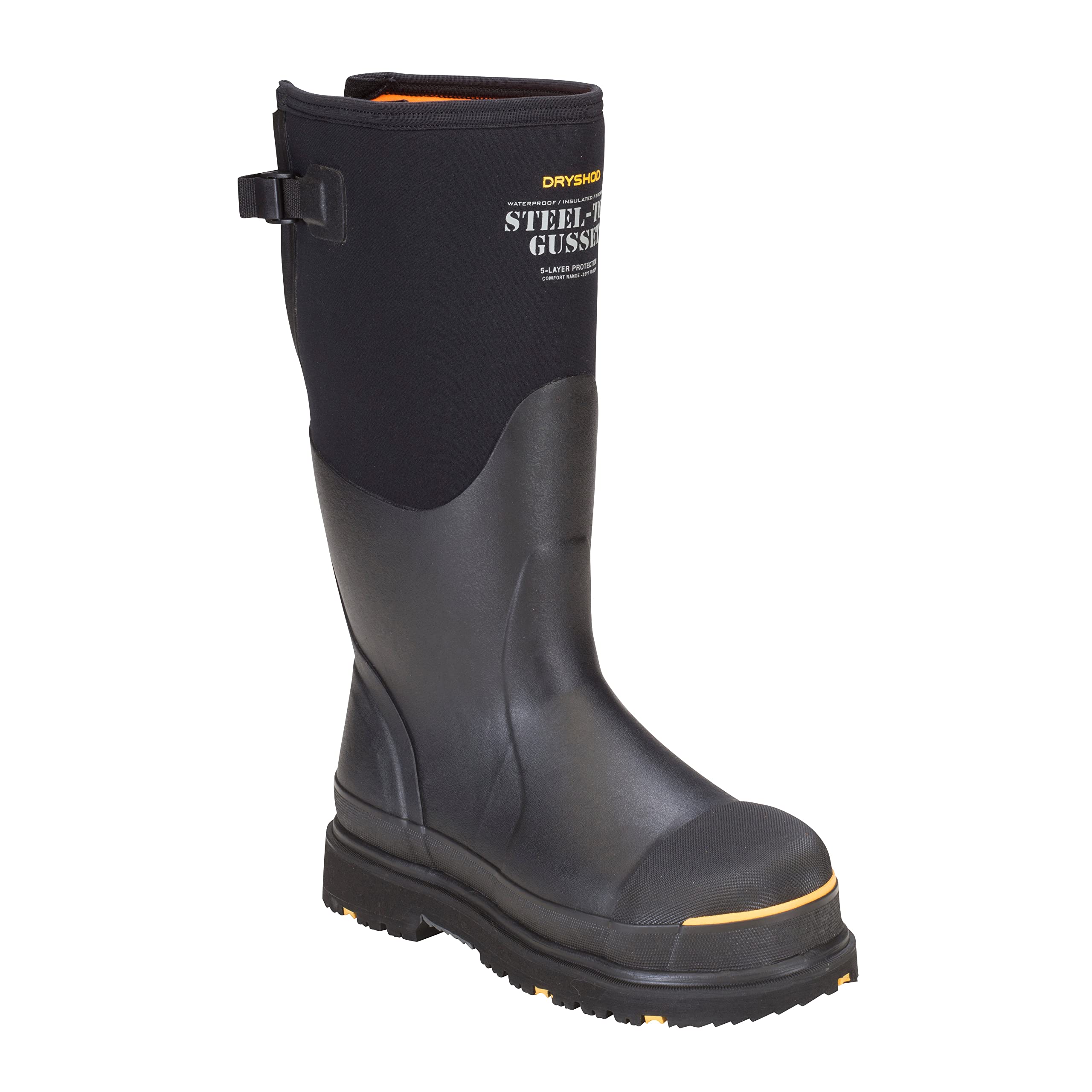 Dryshod Slip Resistant Steel-Toe Gusset Waterproof Work Boots