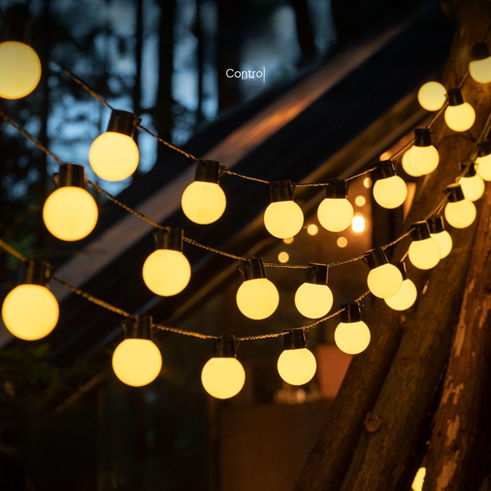 10m Light-Emitting diode, Outdoor Waterproof, Patio Decor, Plug-in Warm White 2000cm Solar RC-image-22