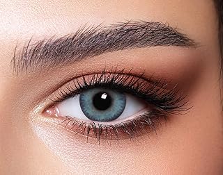 بيلا عدسات لاصقة استخدام لثلاثة اشهر,ازرق - عدسات البعد القريب