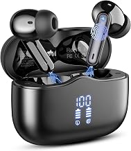 Bluetooth Headphones, 2026 Headphones Wireless Bluetooth 5.4 with 4 ENC Noise Cancelling Mics, 3D Deep Bass, 40 Hours In-E...