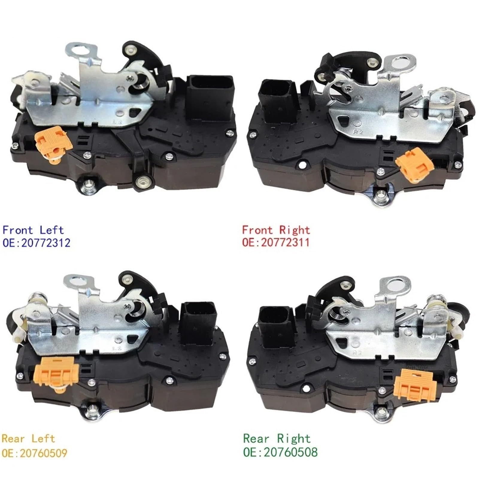 Siłownik zamka drzwi do Cadillac, Escalade, GMC i Yukon 2007-2014 Mechanizm siłownika zamka drzwi