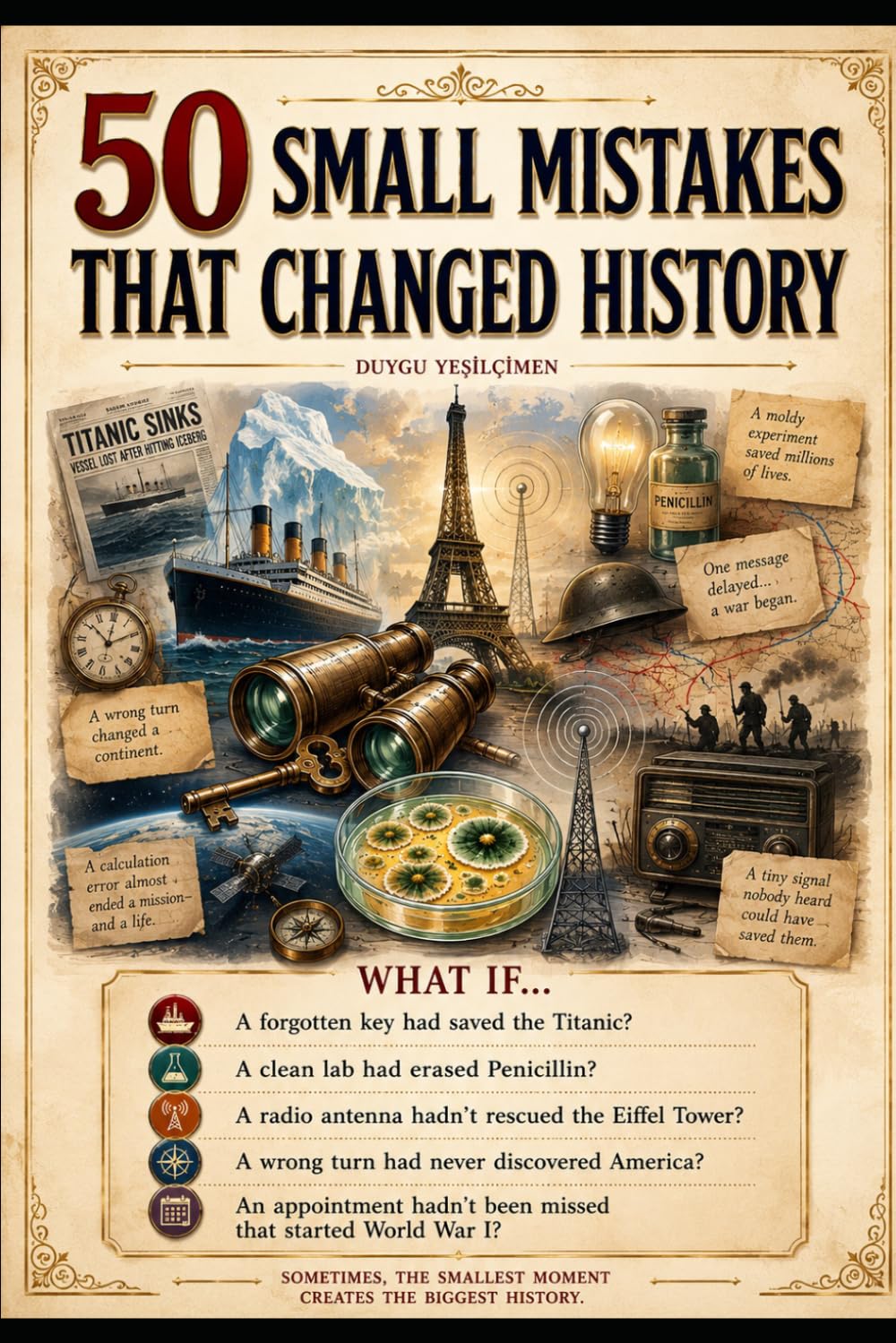 50 Small Mistakes That Changed History: From the Titanic to Penicillin: The Tiny Mistakes, Accidental Discoveries, and Forgotten Decisions That Changed the World Forever