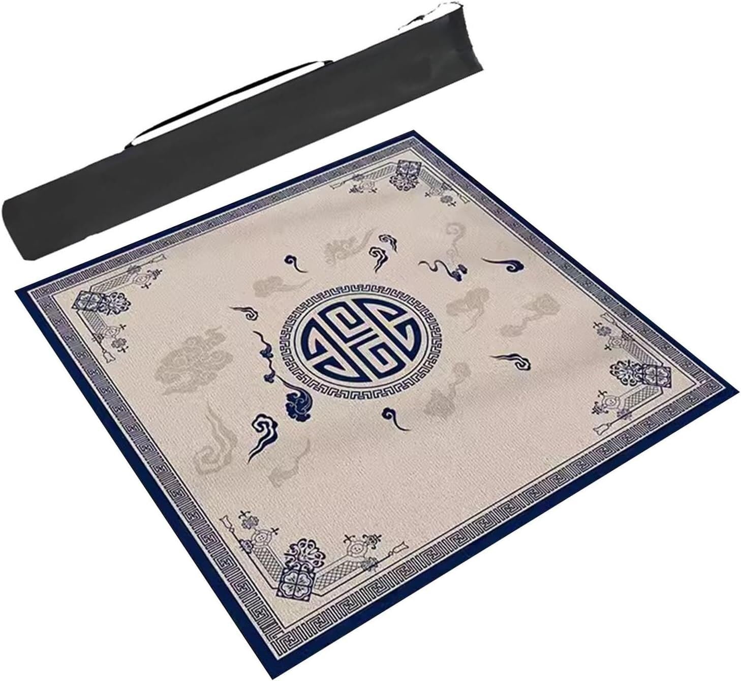 Mata Na Stół Mahjong Do Kart Pokerowych Domino Wielokolorowa Wiele Rozmiarów(Blu,31.5x31.5in/80x80cm)