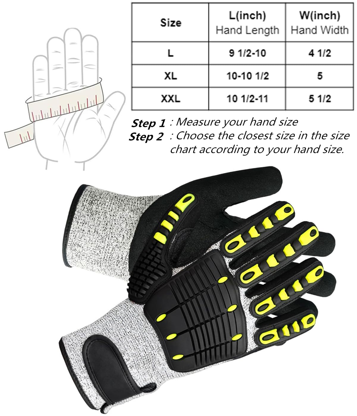 Hummer-Handschuhe zum Tauchen, durchstich- und schnittfest, Angeln, Speerfischen, Freitauchen, Tauchhandschuhe, vollständig beschichtet, Sicherheitshandschuhe für Männer und Frauen